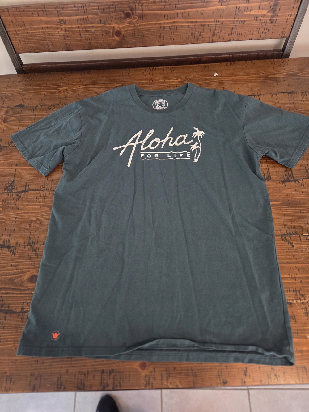 Aloha For Life Men's Short Sleeve Tee - Green